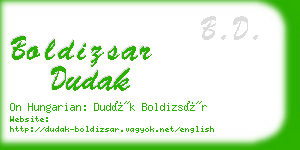 boldizsar dudak business card